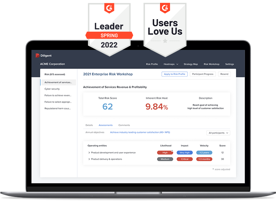 Diligent Risk Platform