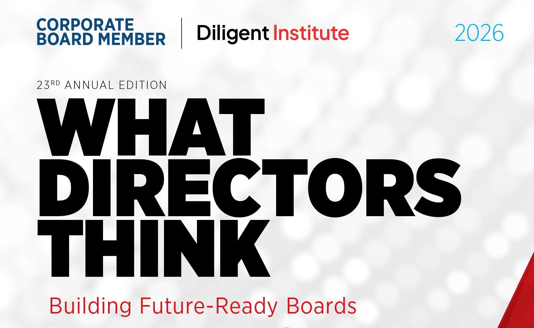 2026 What Directors Think: Insights shaping the boardroom